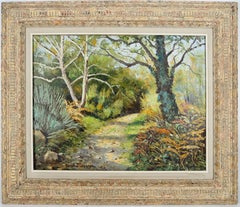 Normandy : Trail near Saint Omer - Original oil on canvas, Handsigned