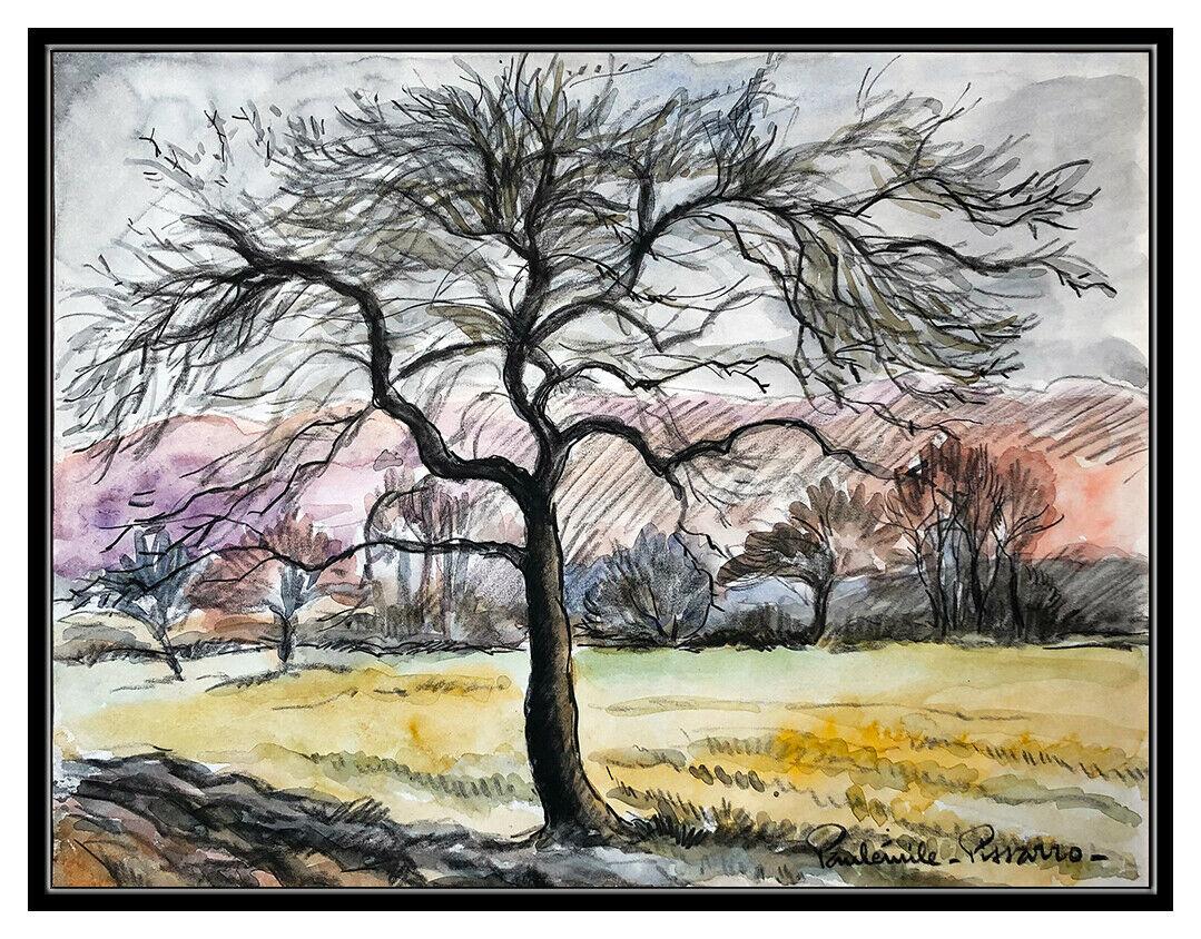 Paul Emile Pissarro Authentic & Original Watercolor Painting, Professionally Custom Framed and listed with the Submit Best Offer option

Accepting Offers Now: The item up for sale is a spectacularWatercolor Painting by Legendary French Artist, Paul