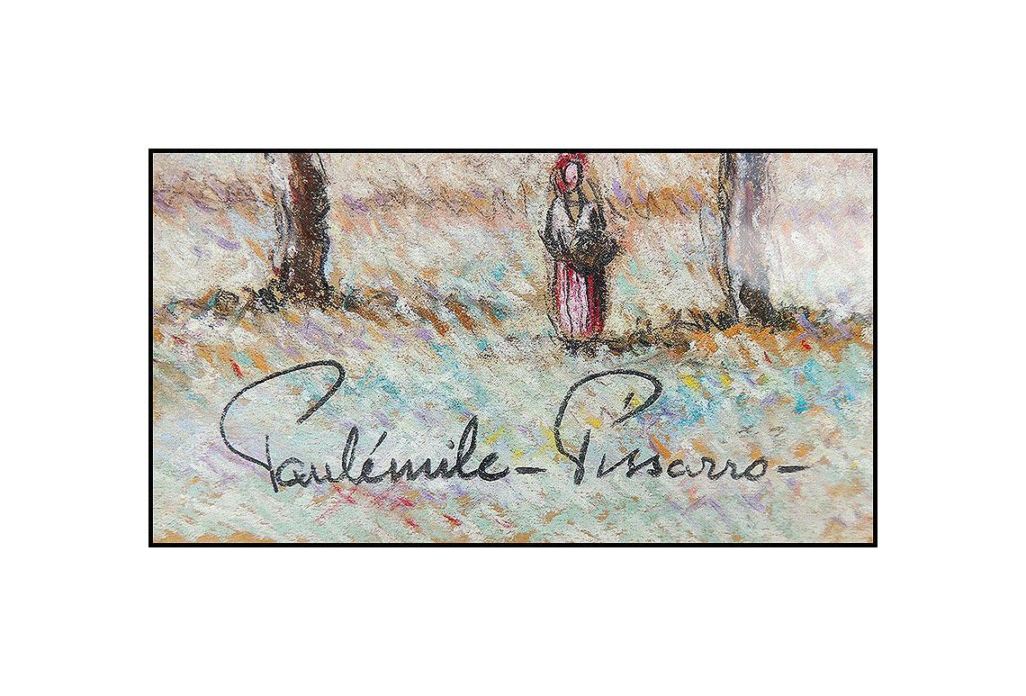 Paul Emile Pissarro Authentic & Original Pastel Painting, Professionally Custom Framed and listed with the Submit Best Offer option

Accepting Offers Now: The item up for sale is a spectacular and bold Pastel Painting by Legendary French Artist,