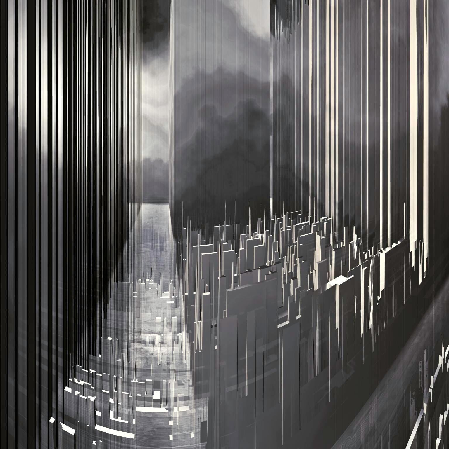 City Landcuts - Vision of a Urban Territory - Abstract Cityscapes For Sale 1