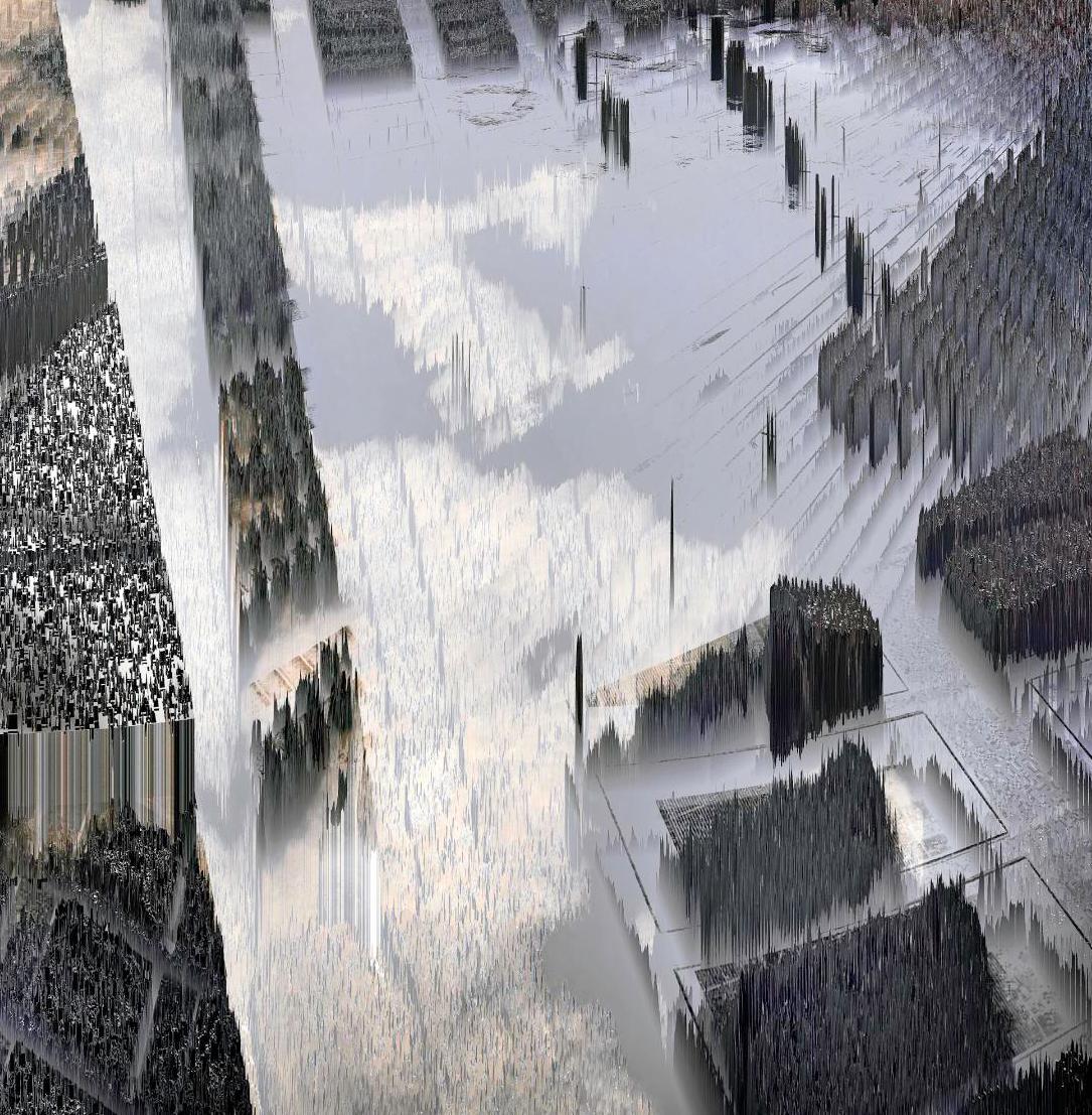 City Landcuts - Vision of a Urban Territory - Abstract Cityscapes For Sale 3
