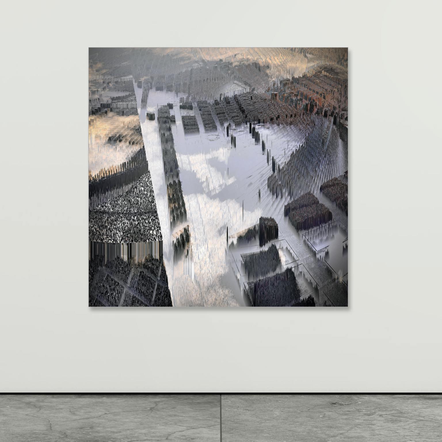 City Landcuts - Vision of a Urban Territory - Abstract Cityscapes - Photograph by Paul-Émile Rioux