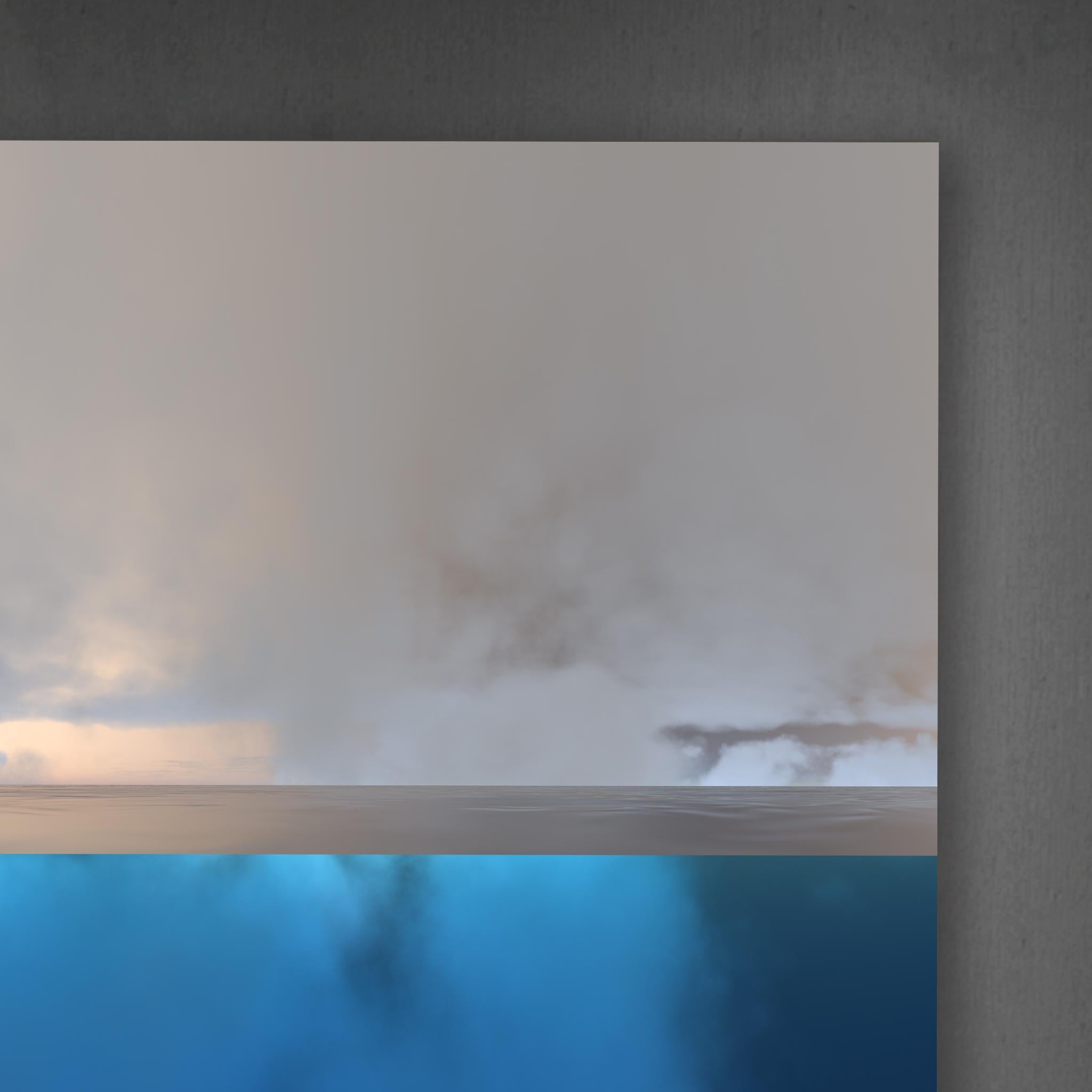 Wolken 4 (Grau), Color Photograph, von Paul-Émile Rioux