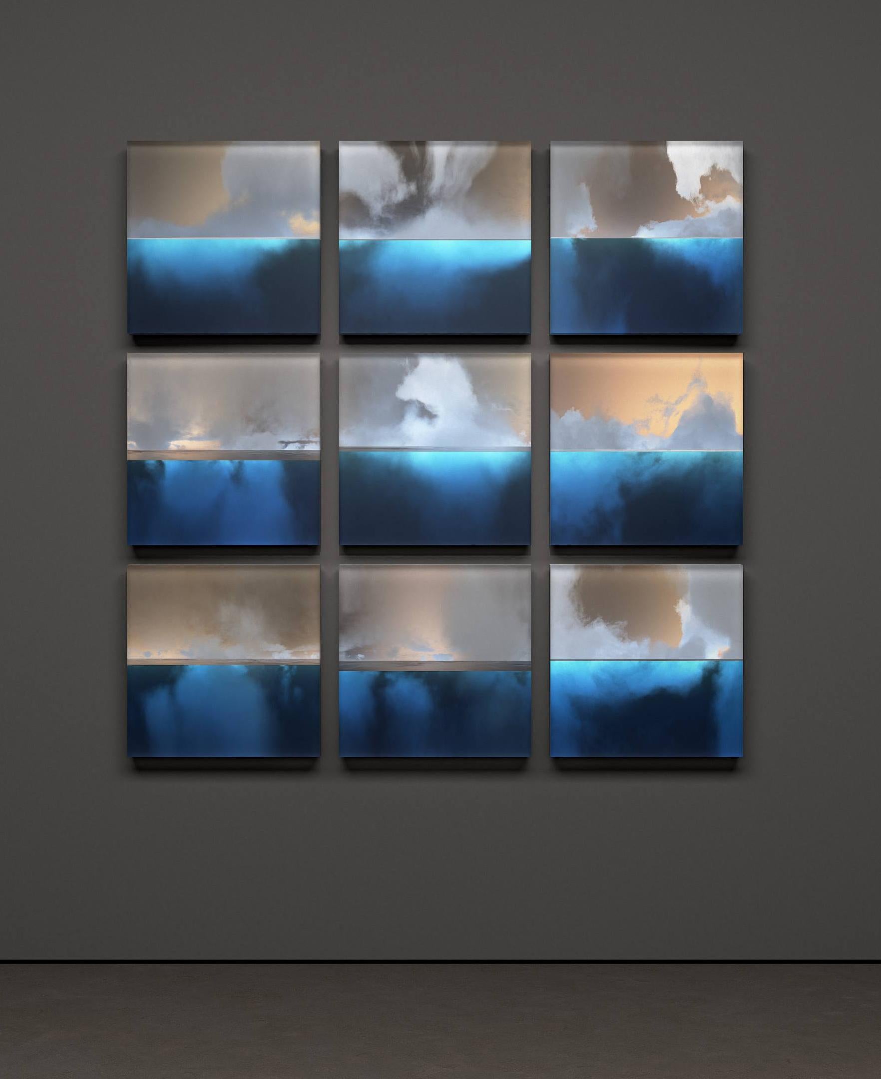 Mosaico di nuvole - Photograph Contemporaneo di Paul-Émile Rioux