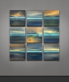 Renaissance Mosaic Archival Print, Contemporary, 48x48 in, Signed