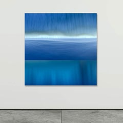 Turquoise 6 Archival Pigment Print Under Plexiglass, Contemporary Art
