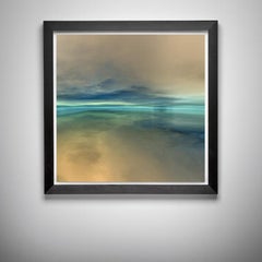 Renaissance, Abstract Print, Seascape (Turquoise) _5 /Ed. 200 (unframed)