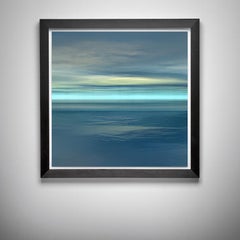 Renaissance, Abstract Print, Seascape (Turquoise) _8 /Ed. 200 (unframed)