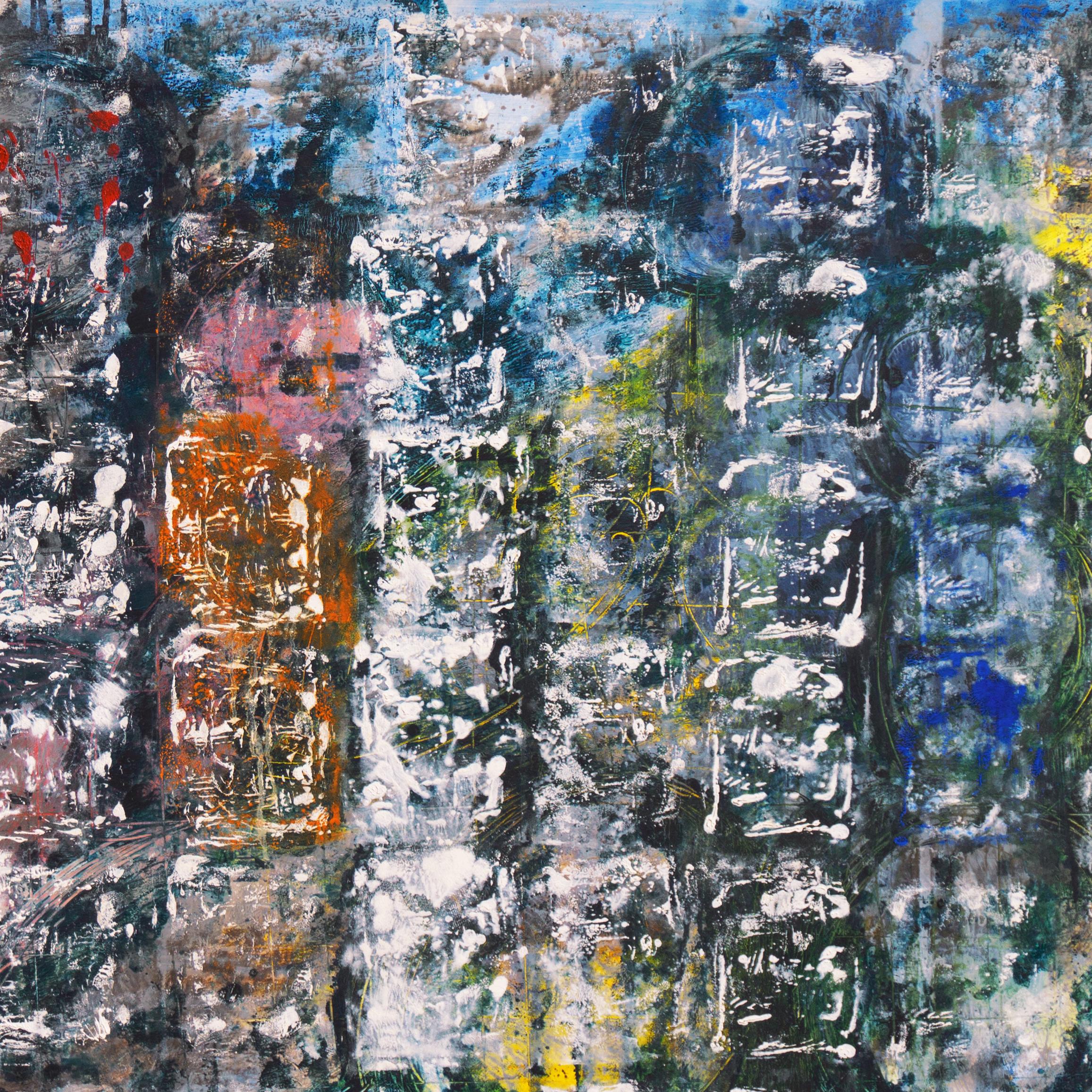 'Abstract, Azure and Rose', Paris, Art Students League, Carnegie Institute, Oil For Sale 2