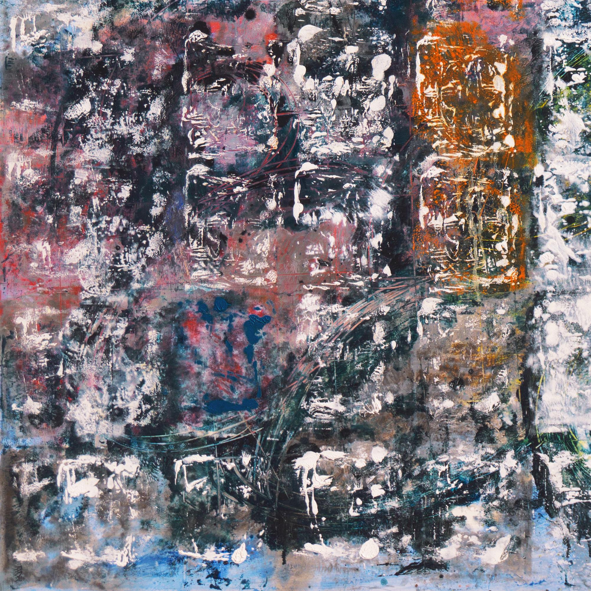 'Abstract, Azure and Rose', Paris, Art Students League, Carnegie Institute, Oil For Sale 4