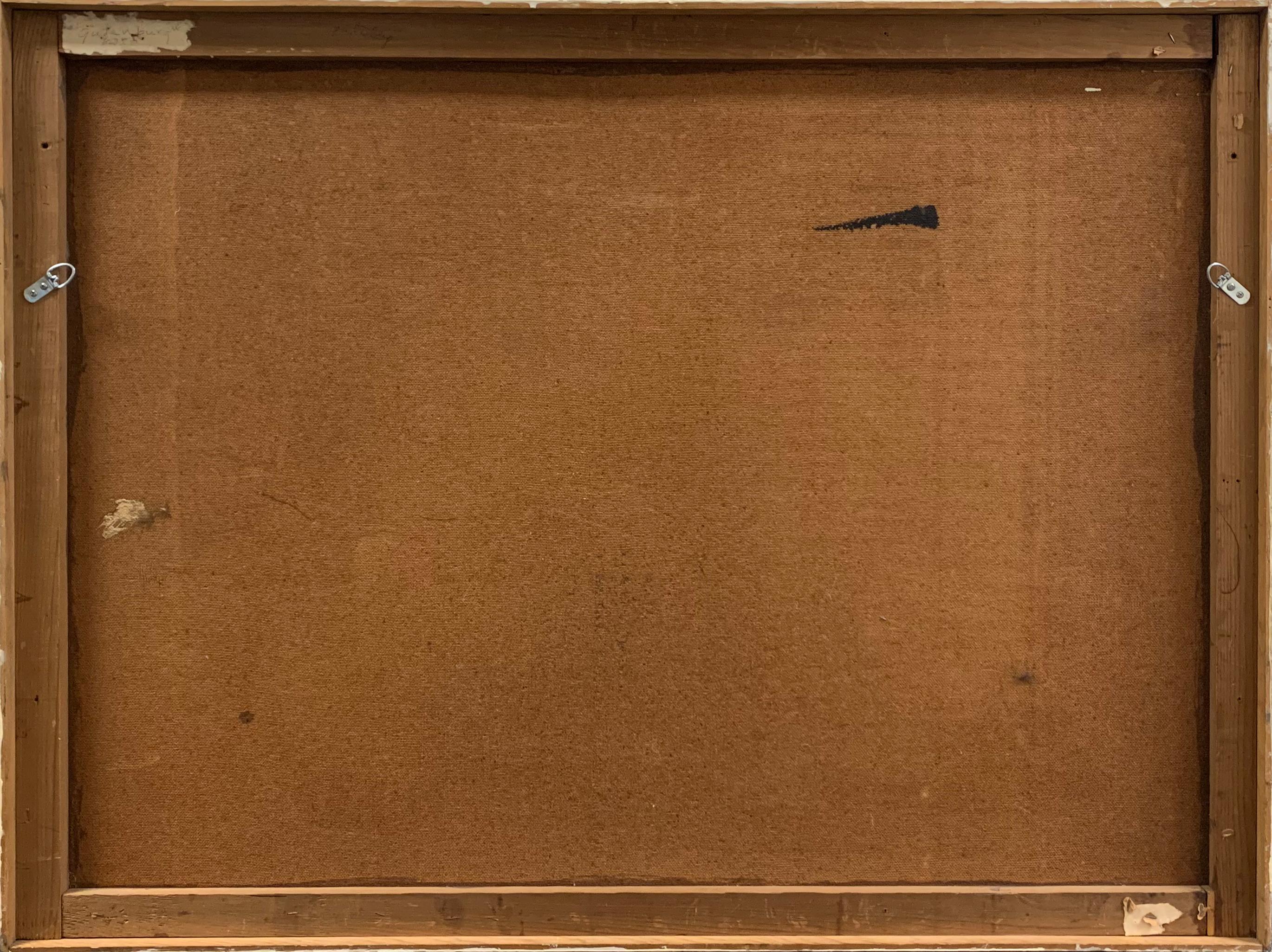 'Abstract, Azure and Rose', Paris, Art Students League, Carnegie Institute, Oil For Sale 5