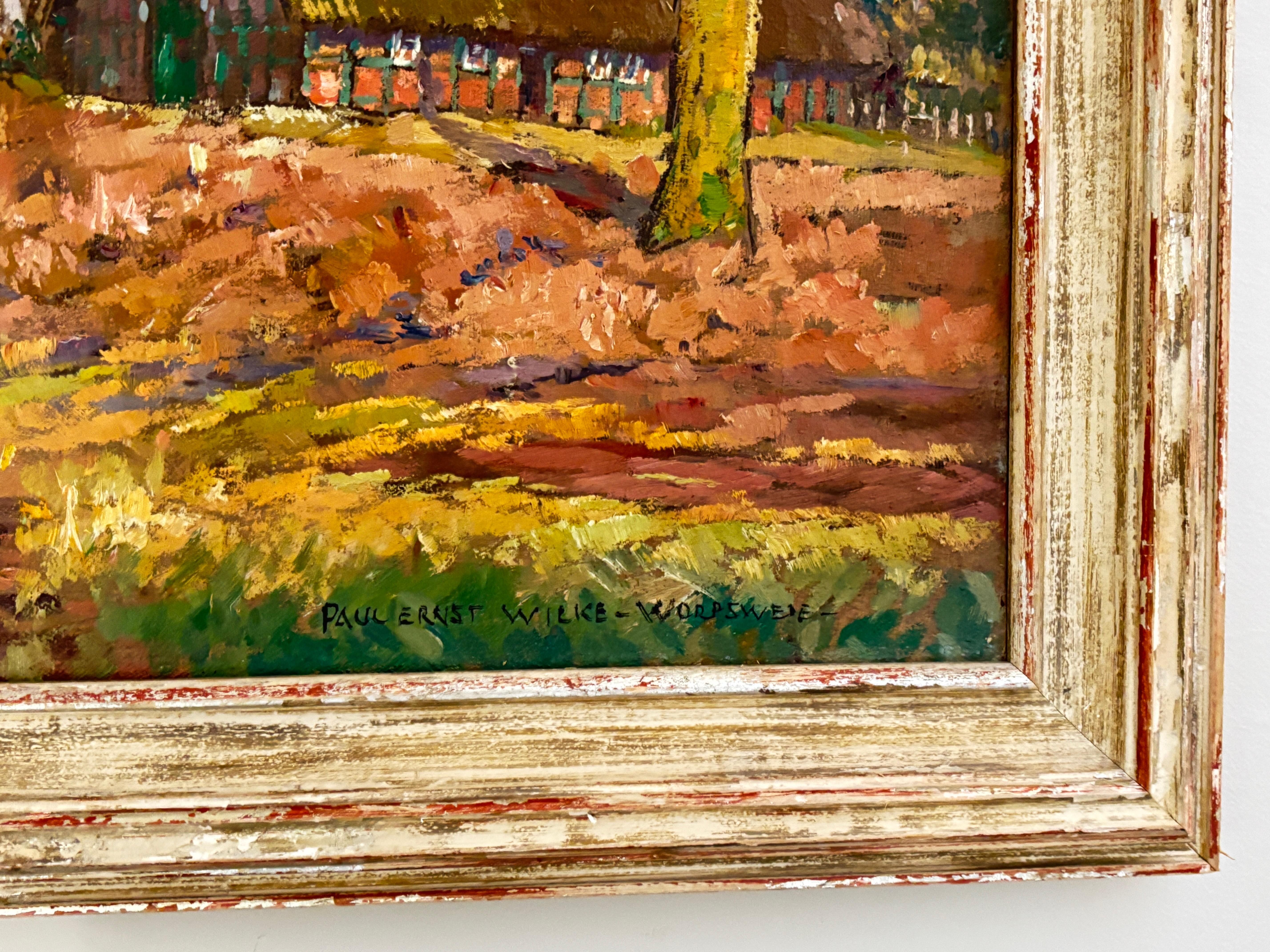 Paul Ernst Wilke Pittura di paesaggio impressionista In condizioni buone in vendita a San Francisco, CA