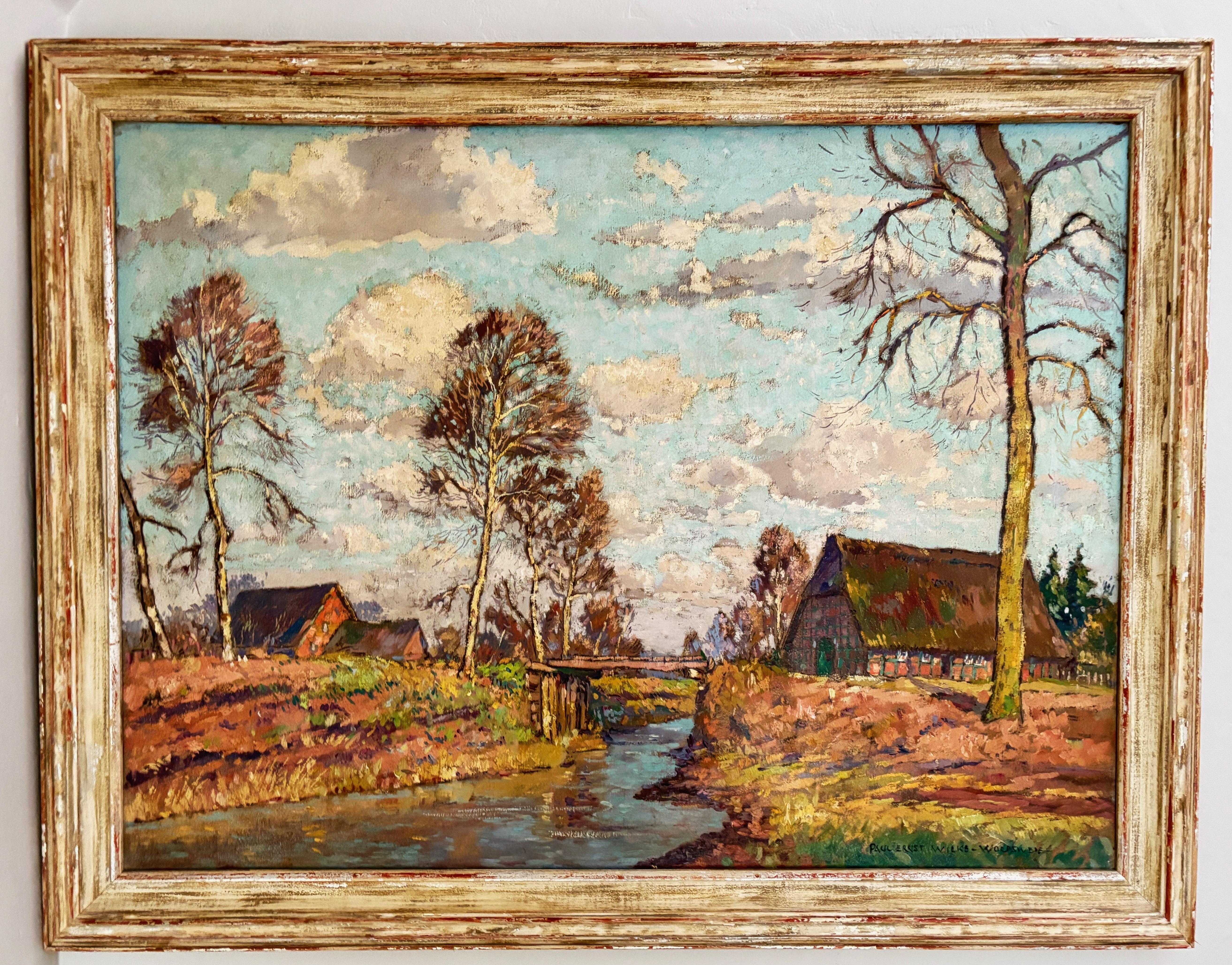 Paul Ernst Wilke Pittura di paesaggio impressionista in vendita 1