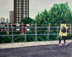 Plataforma 2 - Pintura, Acrílico sobre lienzo