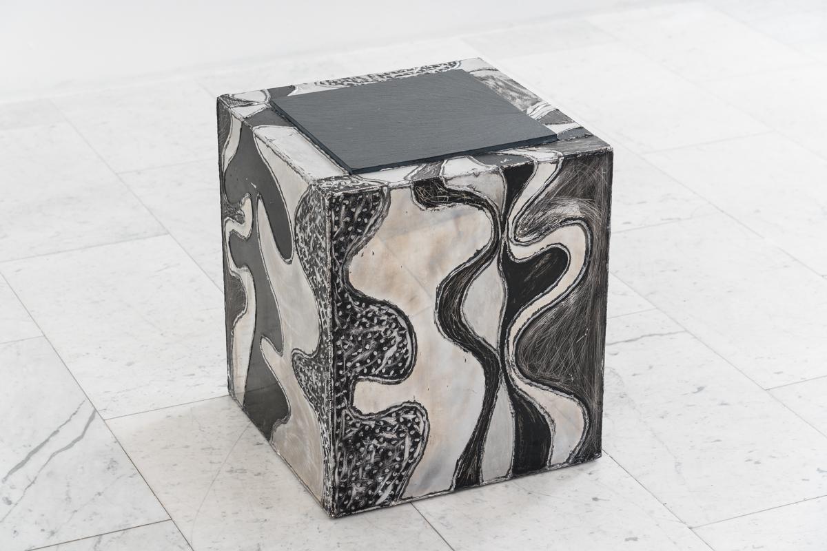 Paul Evans, Argente Cube Table 'PE-37', USA In Good Condition In New York, NY