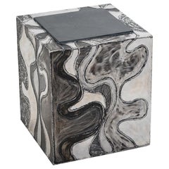 Paul Evans, Argente Cube Table 'PE-37', USA