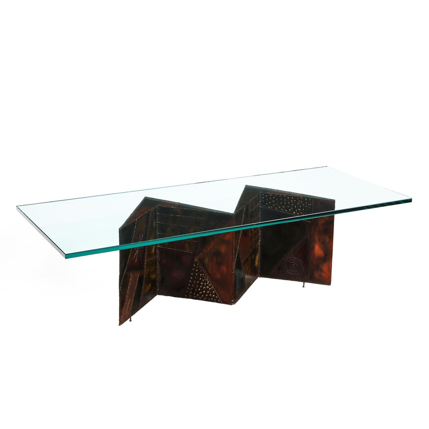 Modern Paul Evans Artisan PE-11 Coffee Table 1974 'Signed And Dated'