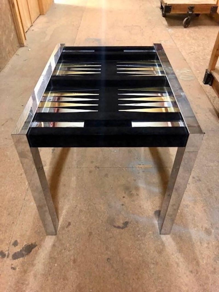 Paul Evans Backgammon Table For At 1stdibs Paul Evans Backgammon Table For 4