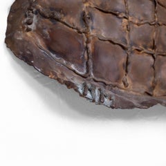 Paul Evans Brutalism Rugged Patinated Bronze Wall Art Sculpture signed RM 1970s