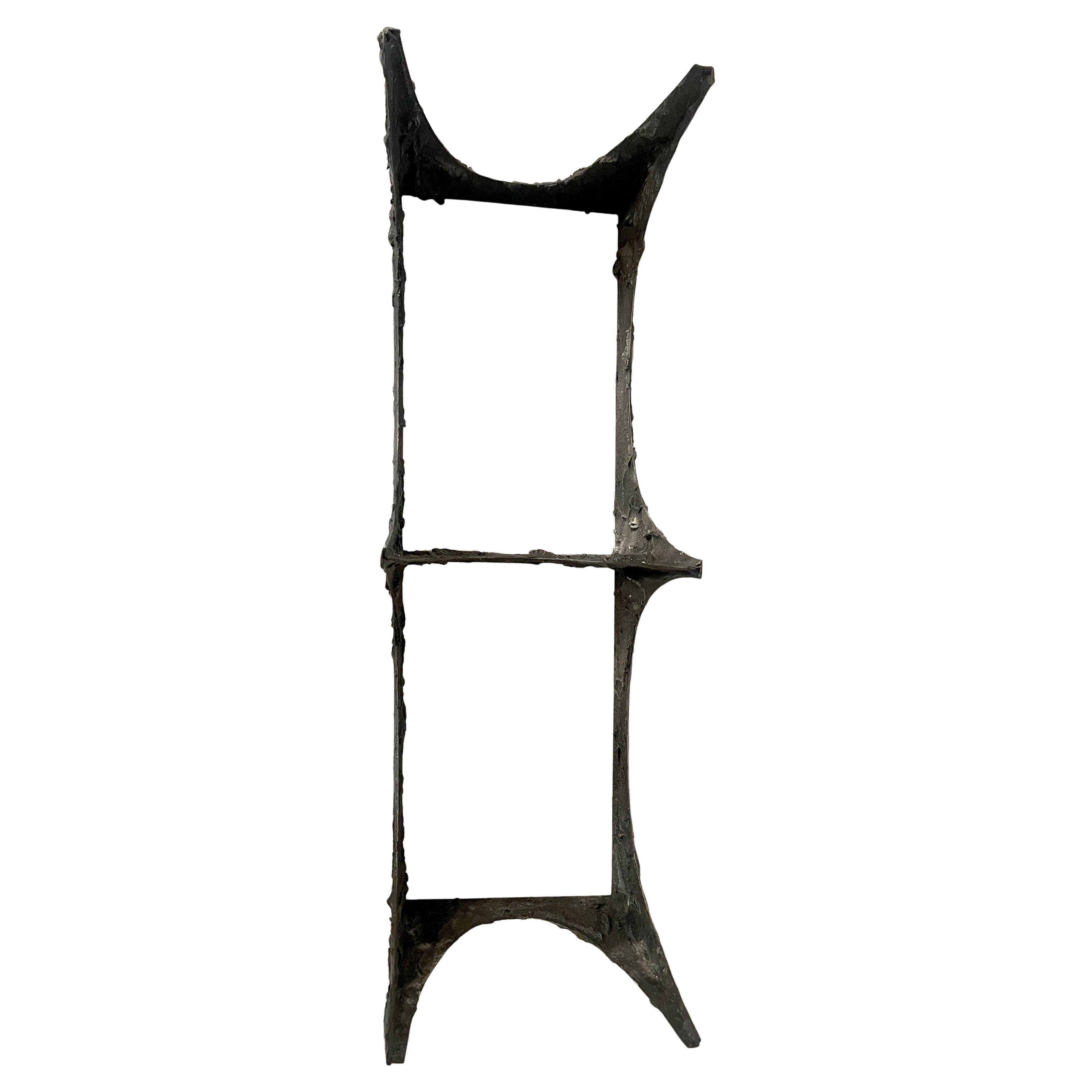 Américain Table basse brutaliste Paul Evans en bronze Stalagmite signée 1969 en vente