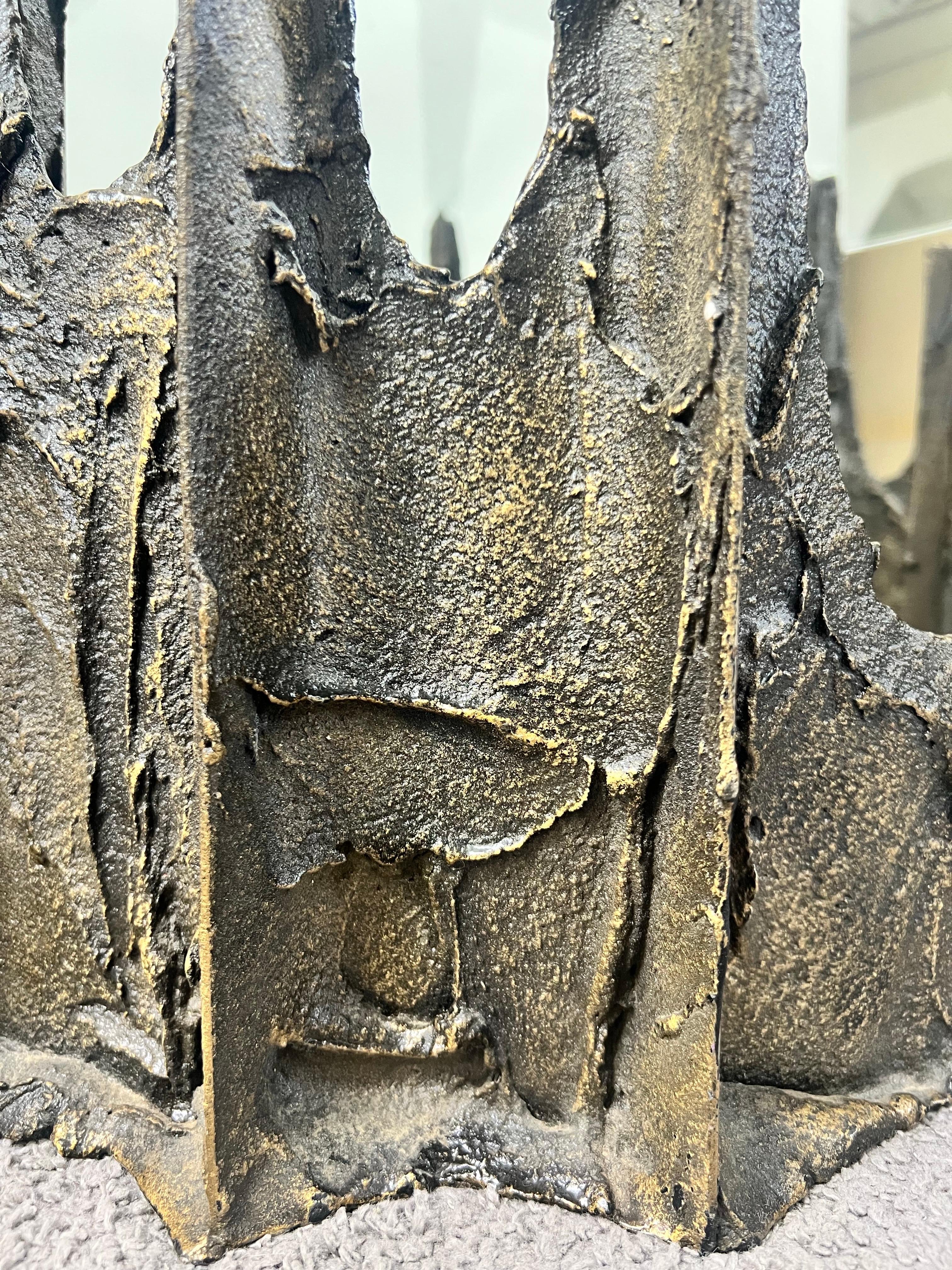 Paul Evans Brutalist Bronze Stalagmite Coffee / Cocktail Table, Signed & Dated For Sale 8
