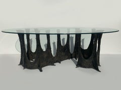 Paul Evans Brutalist Bronze Stalagmite Dining Table