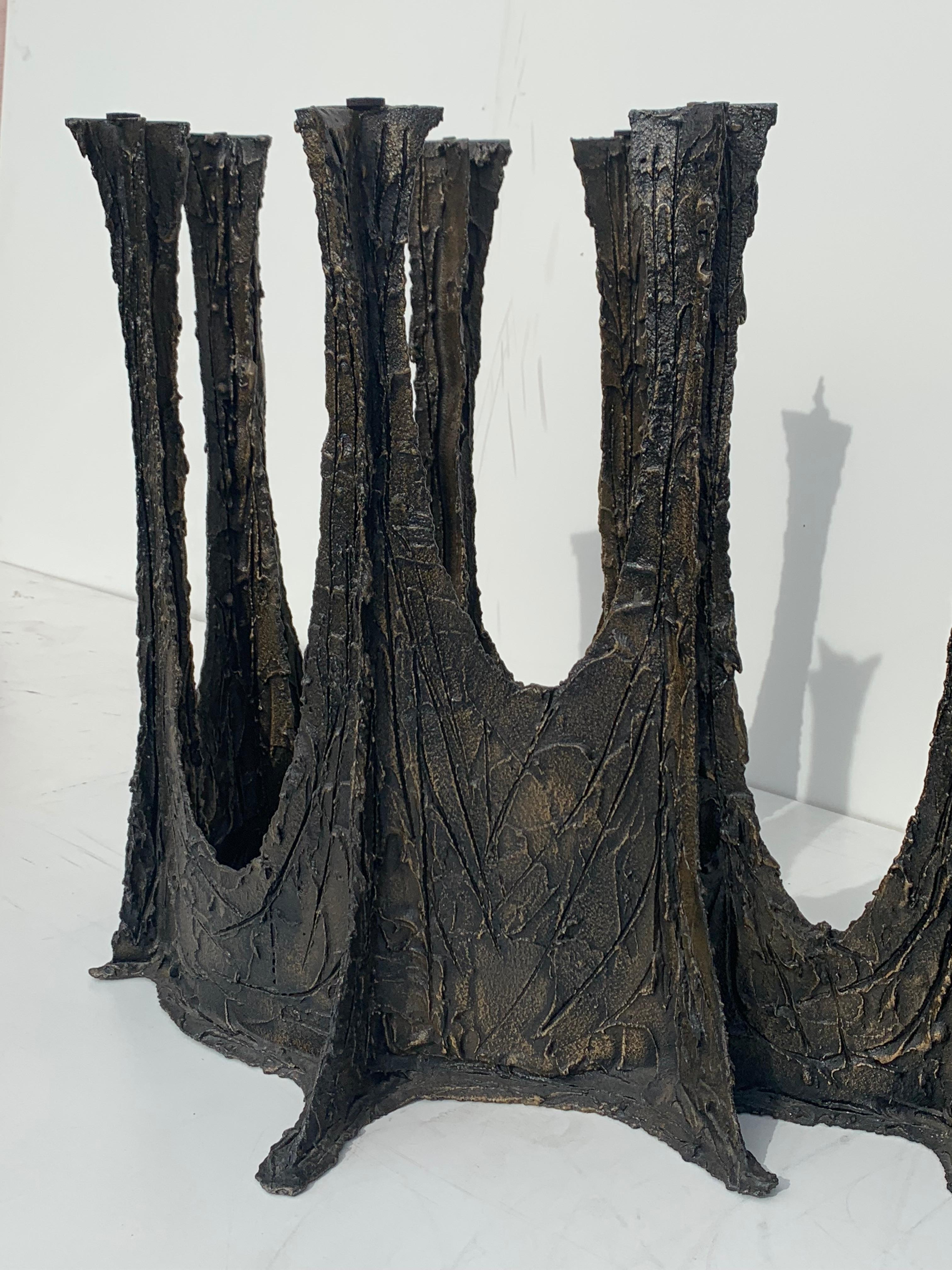 Paul Evans Brutalist Bronze Stalagmite Dining Table 1