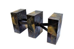 Paul Evans Brutalist Sculpted Bronze Dining Table Base