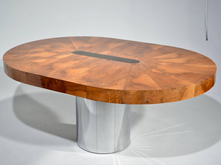 Paul Evans Burl Wood Cityscape Dining Table For Sale 2