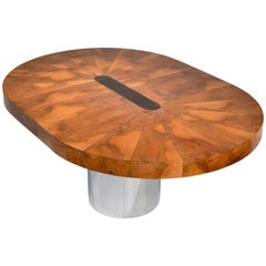 Paul Evans Burl Wood Cityscape Dining Table