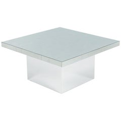 Paul Evans Chrome Cityscape Coffee Table