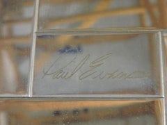 Paul Evans Chromed Steel Cityscape 'PE-204' King Headboard, Brutalist 1970s
