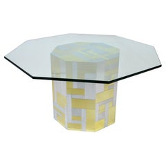 Paul Evans City Scape for Directional Hexagon Side or Game Table
