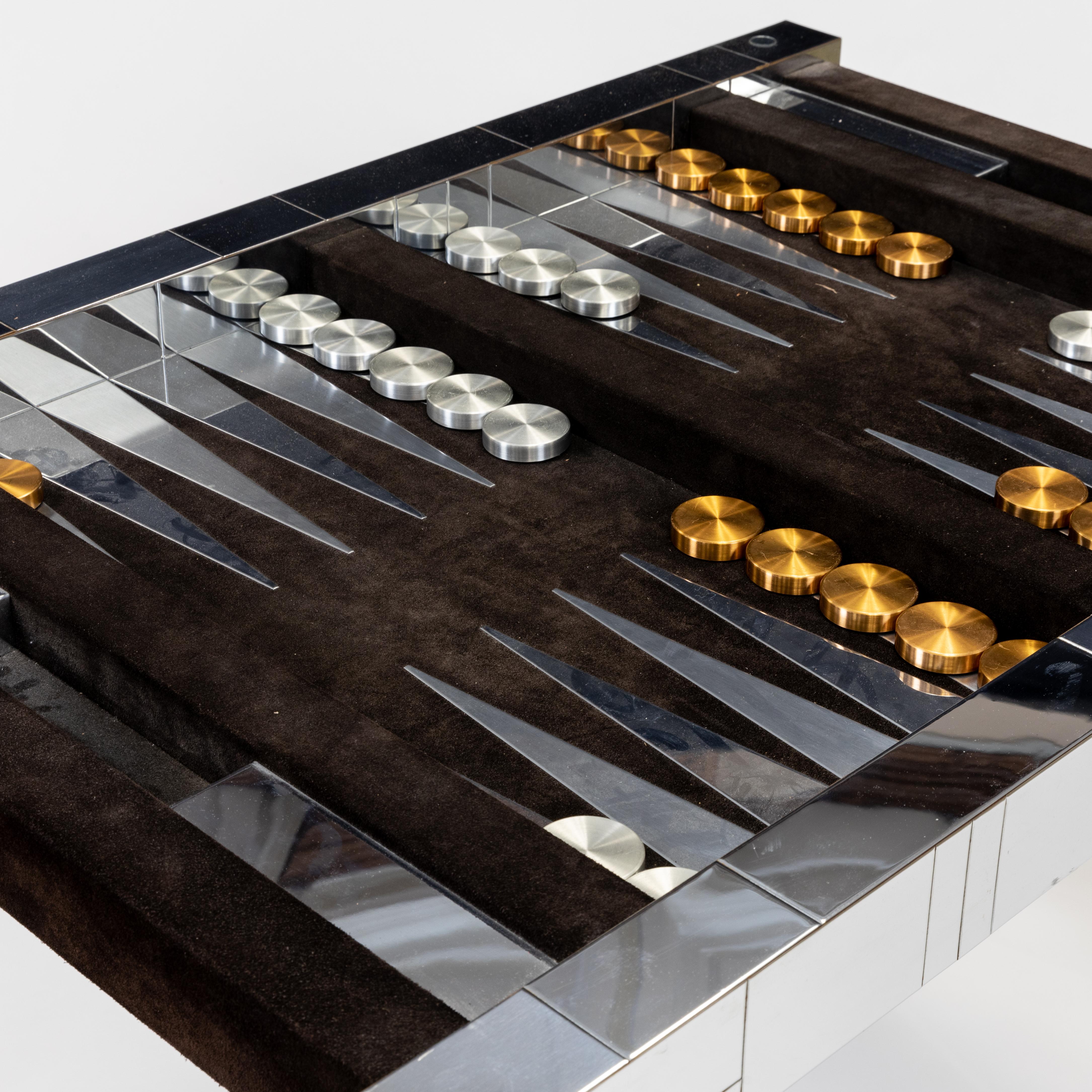 Mid-Century Modern Paul Evans Cityscape Backgammon Table