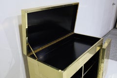 Paul Evans Cityscape Bar Cart in Brass