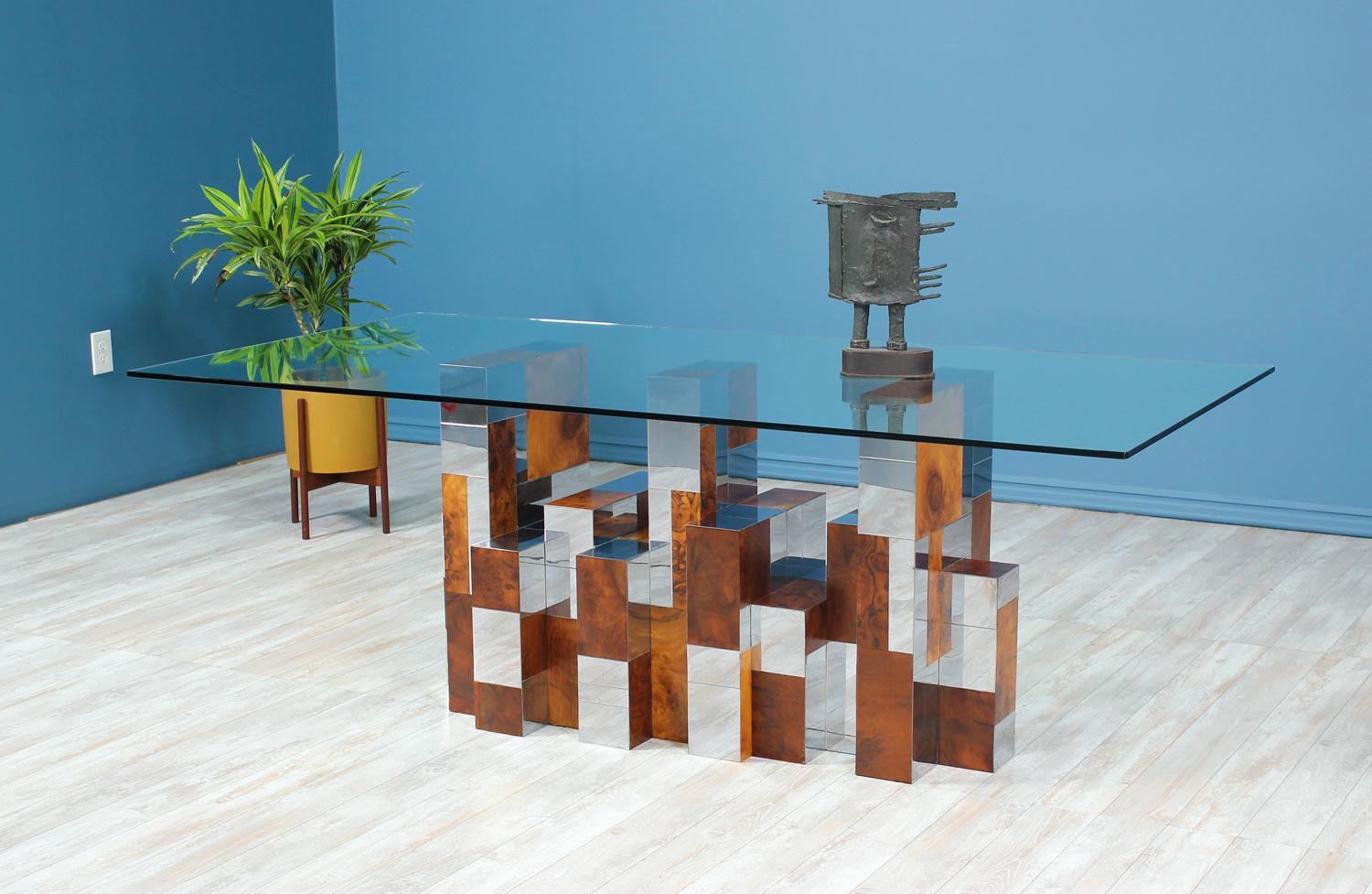 paul evans cityscape dining table