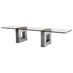Paul Evans Cityscape Coffee Table Console Side Table USA, circa 1970