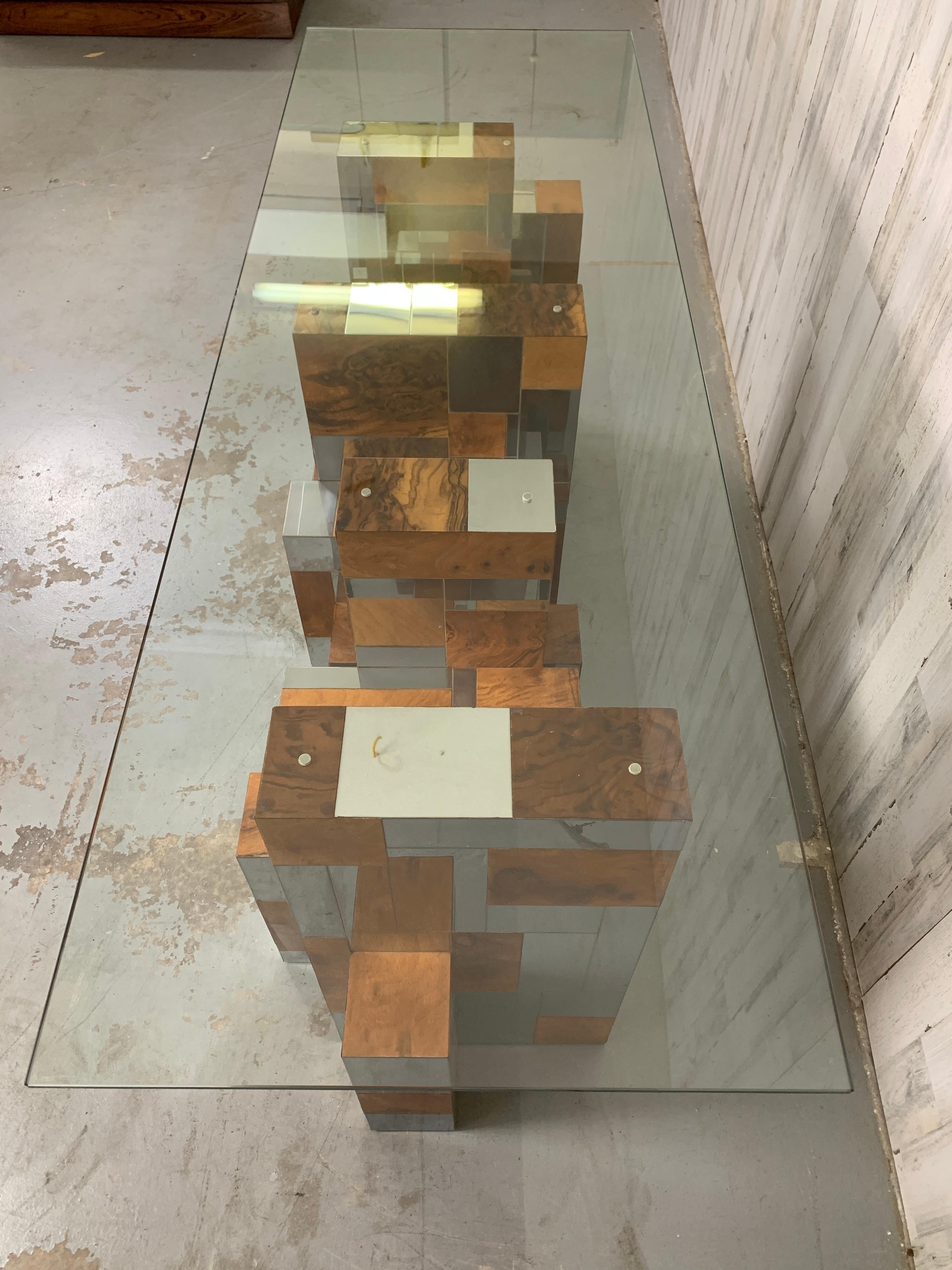 Table de salle à manger/console Cityscape de Paul Evans en vente 6