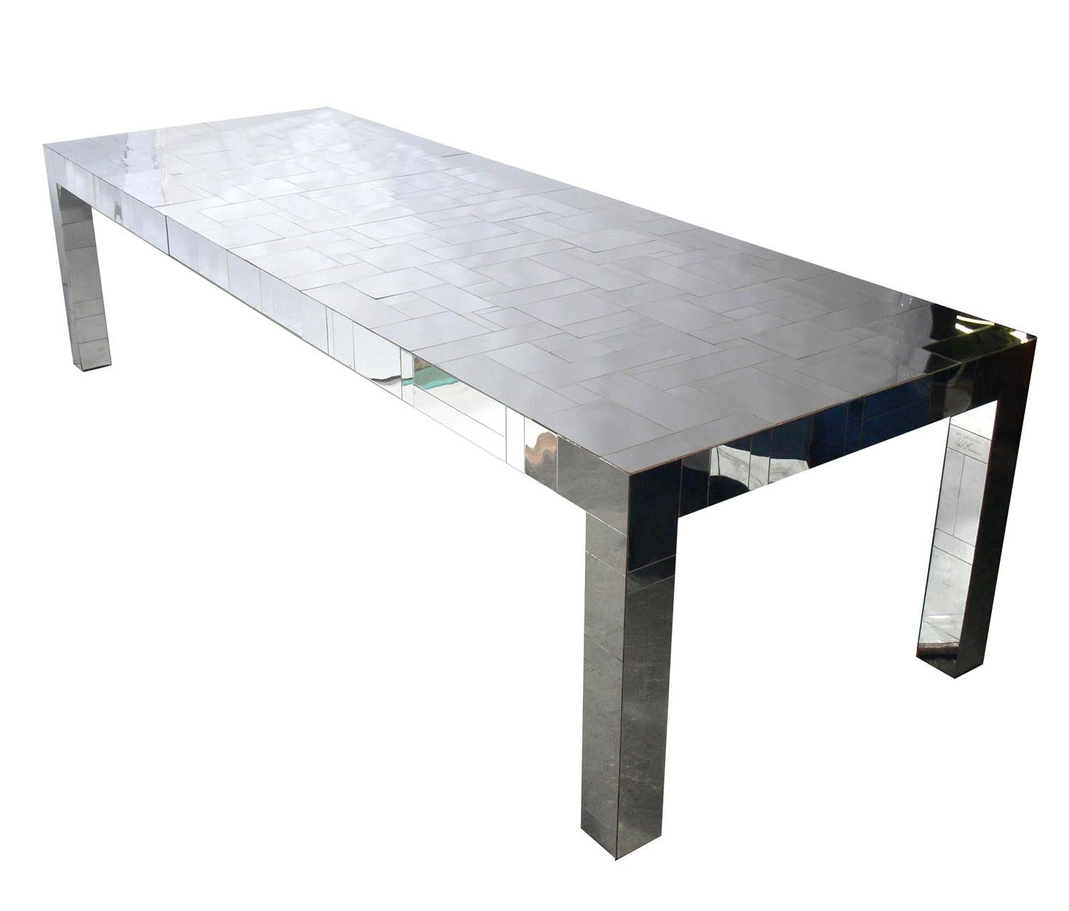 Plated Paul Evans Cityscape Dining Table
