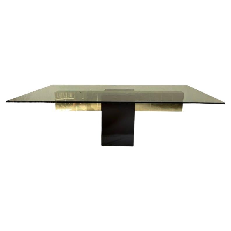 Paul Evans Cityscape for Directional Pedestal Dining Table For Sale