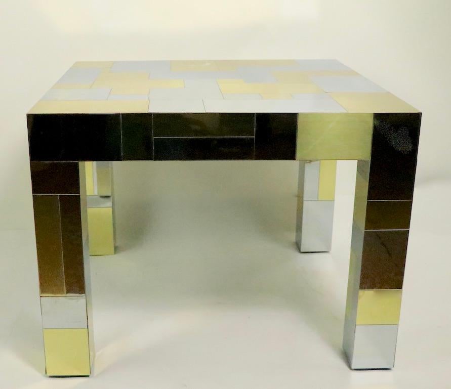 Paul Evans Cityscape Game, Side Table For Sale 1