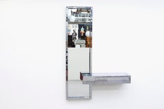 Paul Evans Cityscape Mirror with Floating Console for Directional