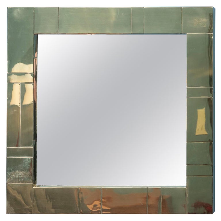 Paul Evans Cityscape Wall Mirror For Sale
