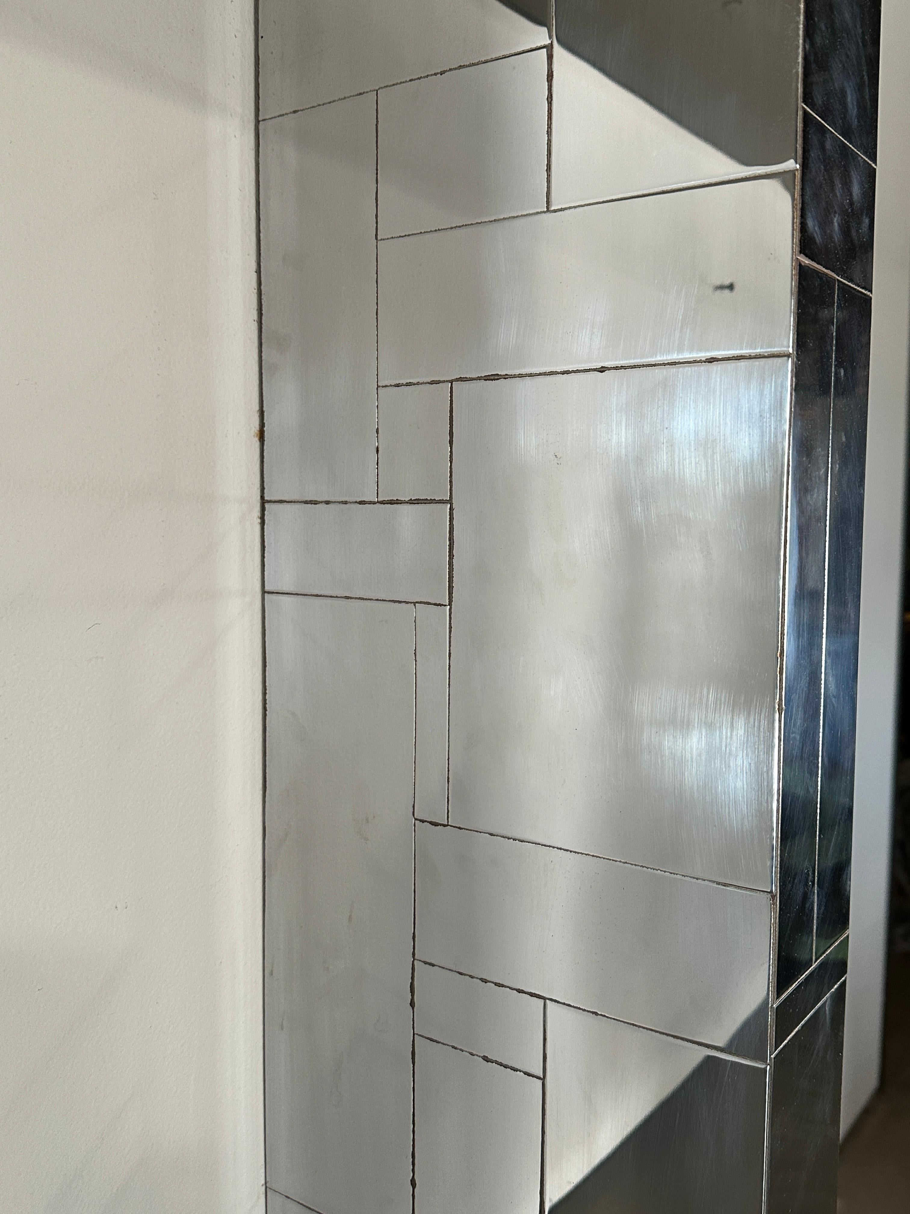 Paul Evans Cityscape Wall Unit in Chrome & Glass For Sale 3