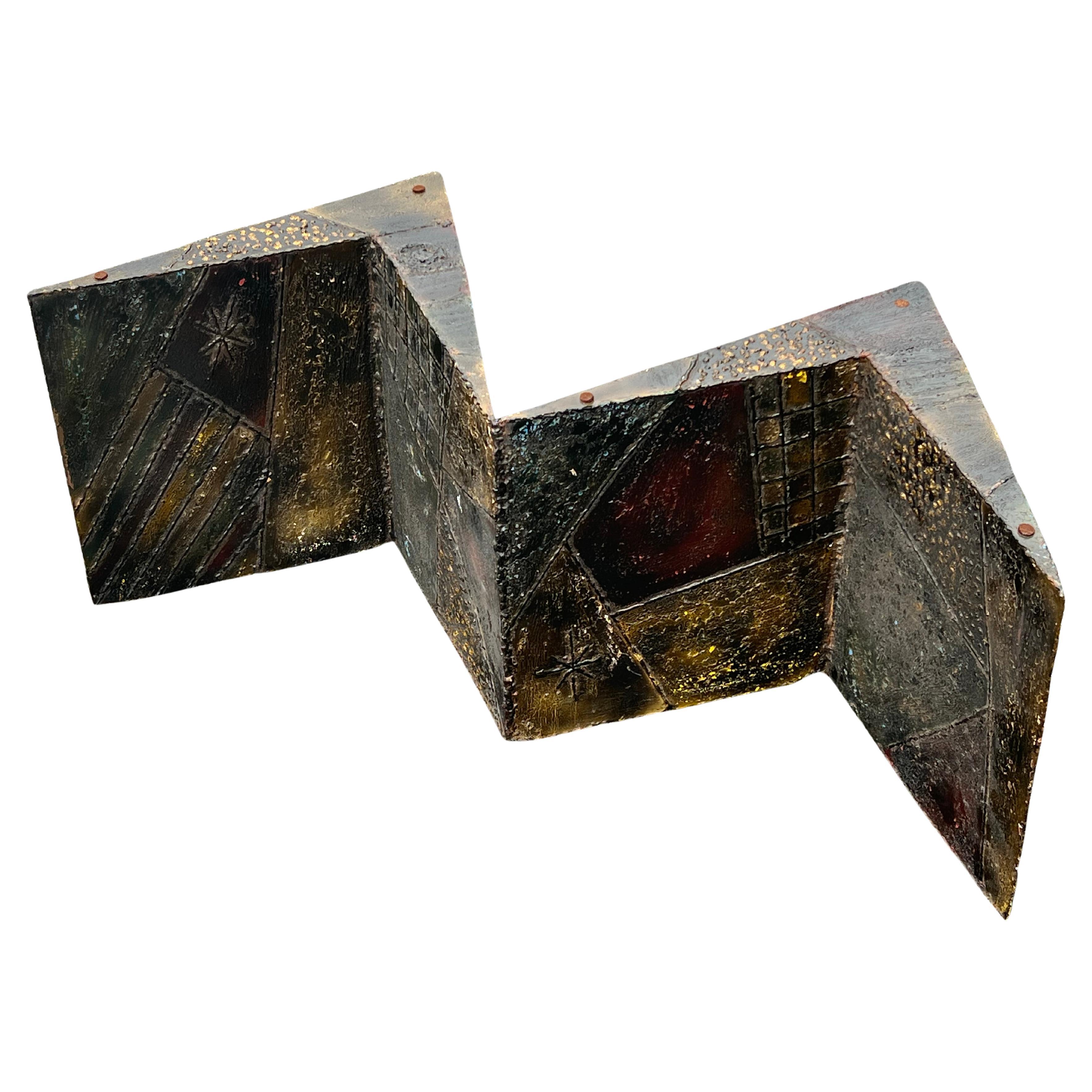Paul Evans Couchtisch Brutalist Zig Zag ca' 1960er Jahre im Angebot