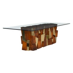 Paul Evans Custom Faceted Dining Table