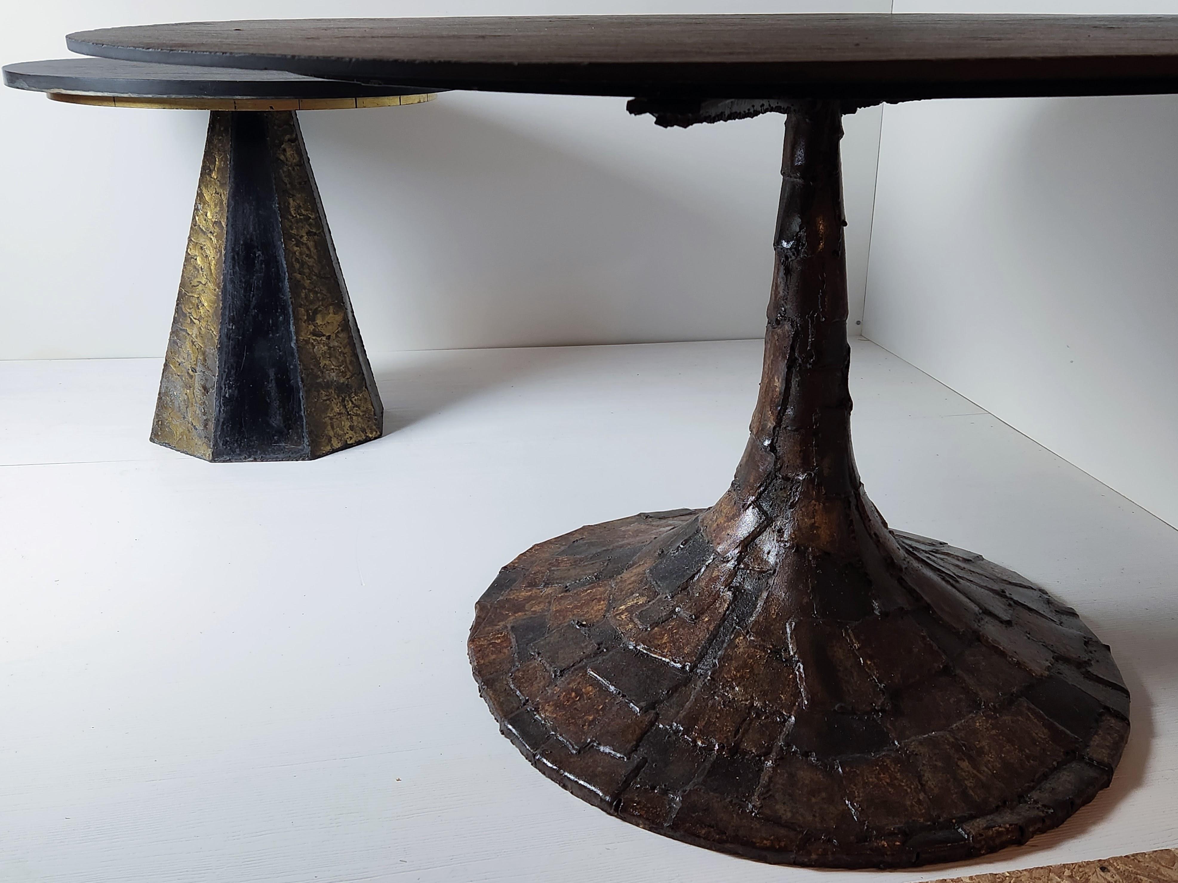 Paul Evans Custom Patchwork Dining Table C. 1964 In Good Condition For Sale In Camden, ME