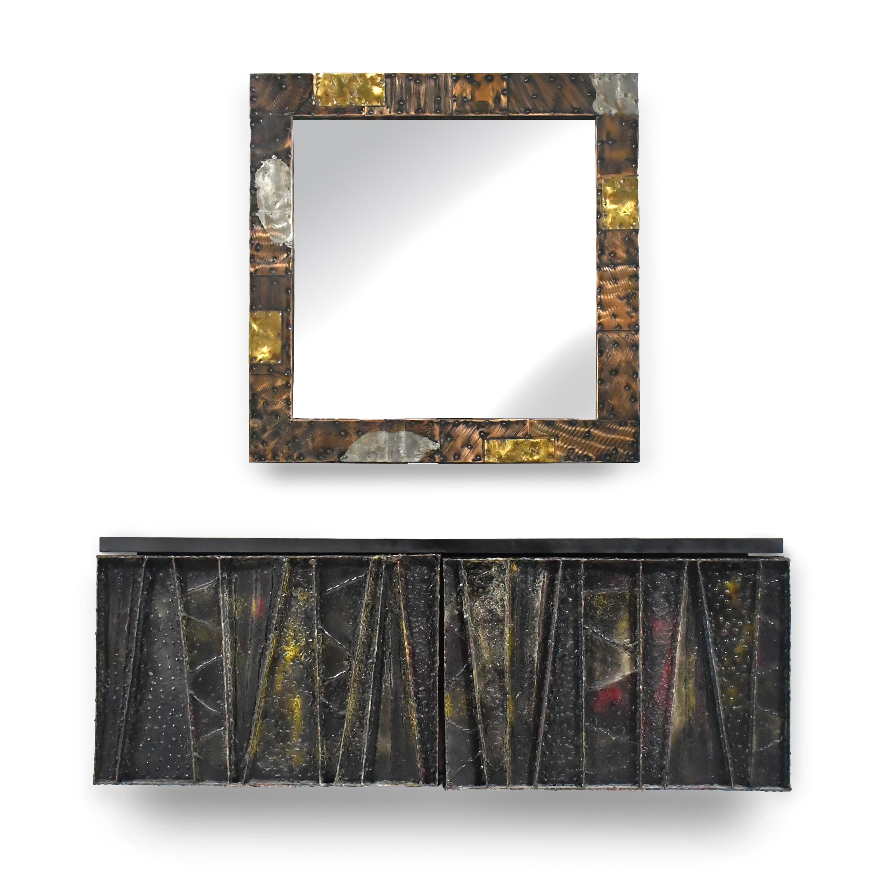 Paul Evans Deep Relief Cabinet For Sale 4
