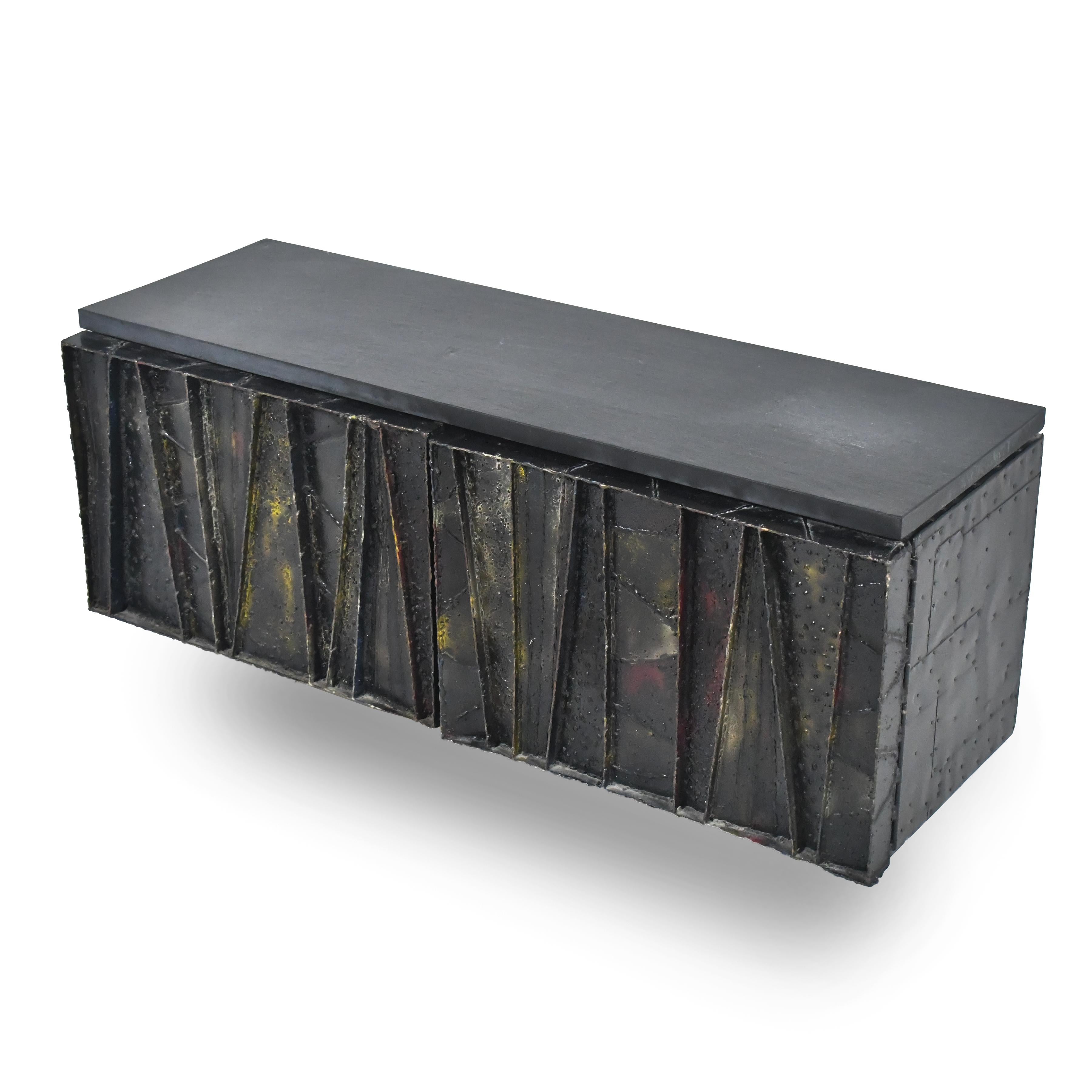 Paul Evans Deep Relief Cabinet For Sale 1