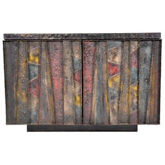 Paul Evans Deep Relief Cabinet